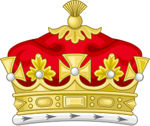 Coronet of a Grandchild of the Sovereign.svg