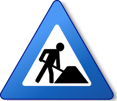 File:Ambox warning blue construction.svg